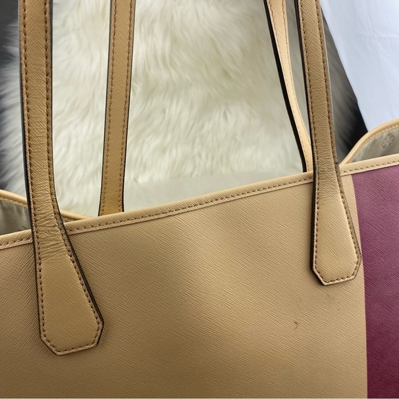 TORY BURCH PERRY STRIPE BLAKE MULTICOLOR TOTE BAG - Picture 4 of 16
